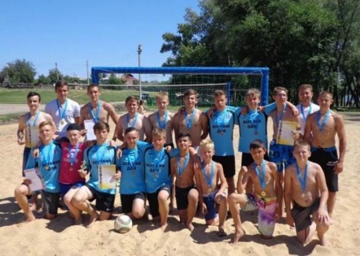 Верхнедонские школьники провели турнир по пляжному футбола в поддержку районной акции  